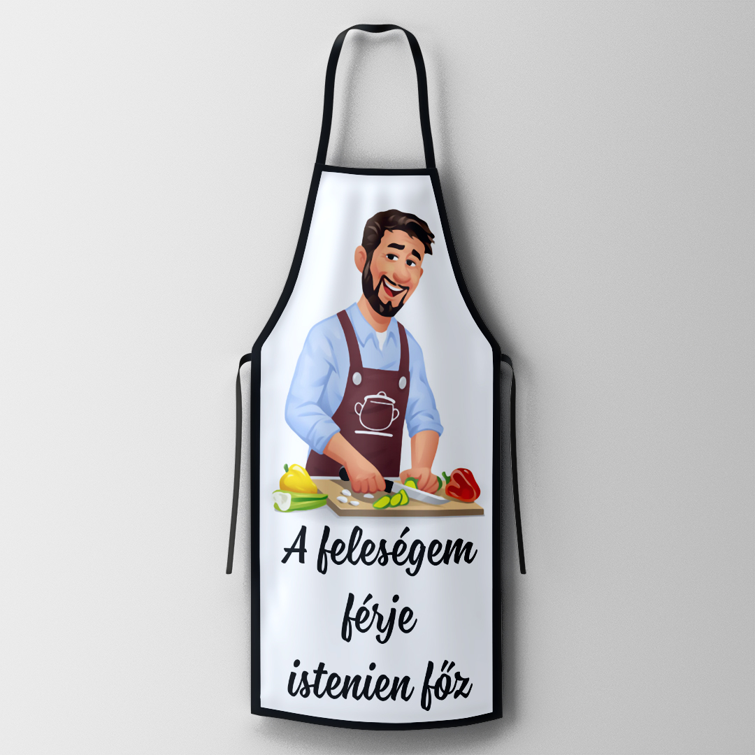 Humorni predpasnik, ki bo razveselil vsakega kuharskega navdušenca.