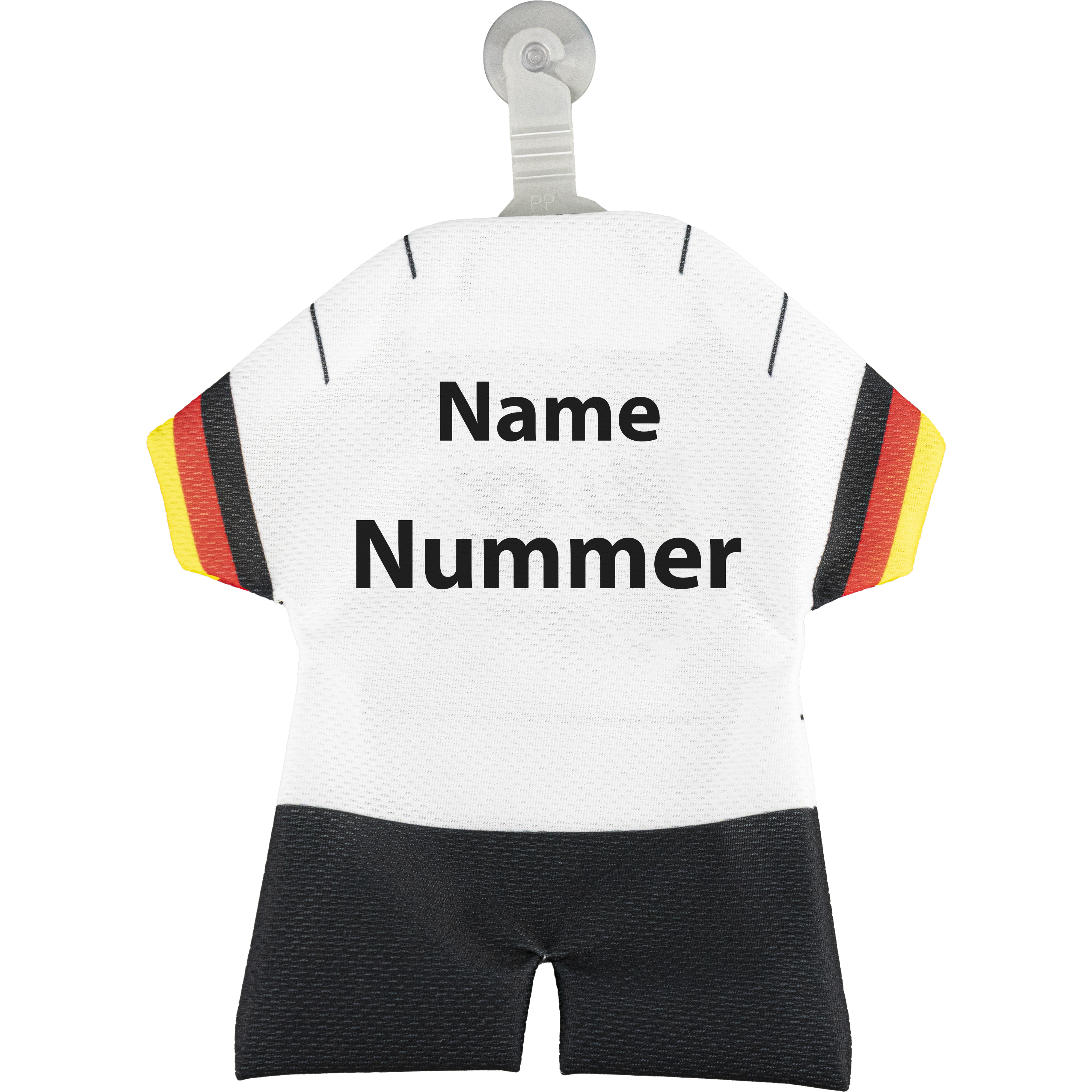 Popolnoma prilagodite svoj mini dres z imenom in številko po želji.