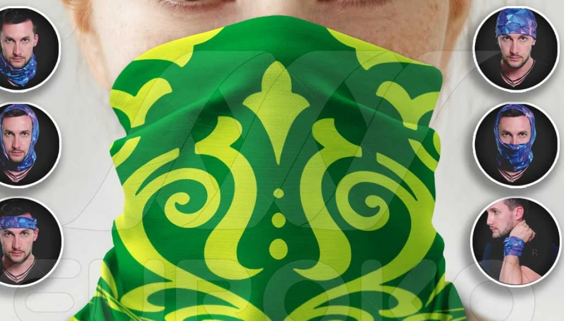 Odkrijte neskončne možnosti nošenja – od buffa do traku za glavo.