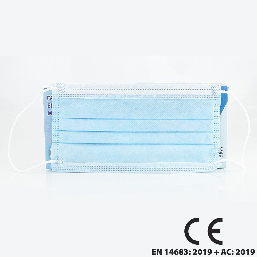 CE certificirana kakovost po standardu EN 14683:2019 za vašo varnost.