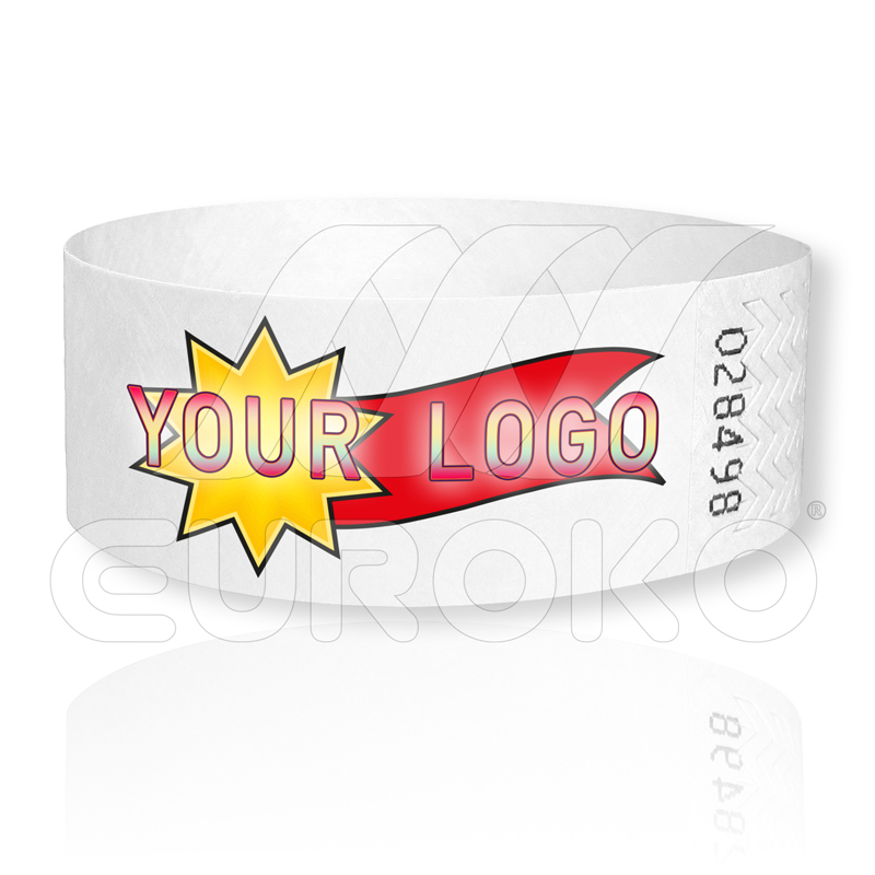 Personalizirajte z logotipi in besedili v barvnem tisku.