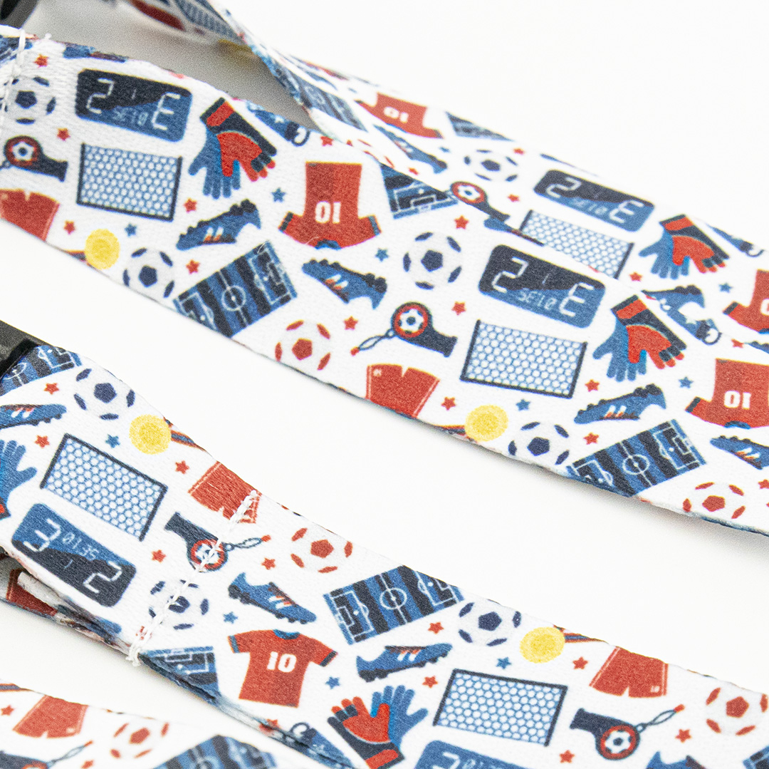 Živahen nogometni dizajn v visoki ločljivosti na sijajnem materialu.