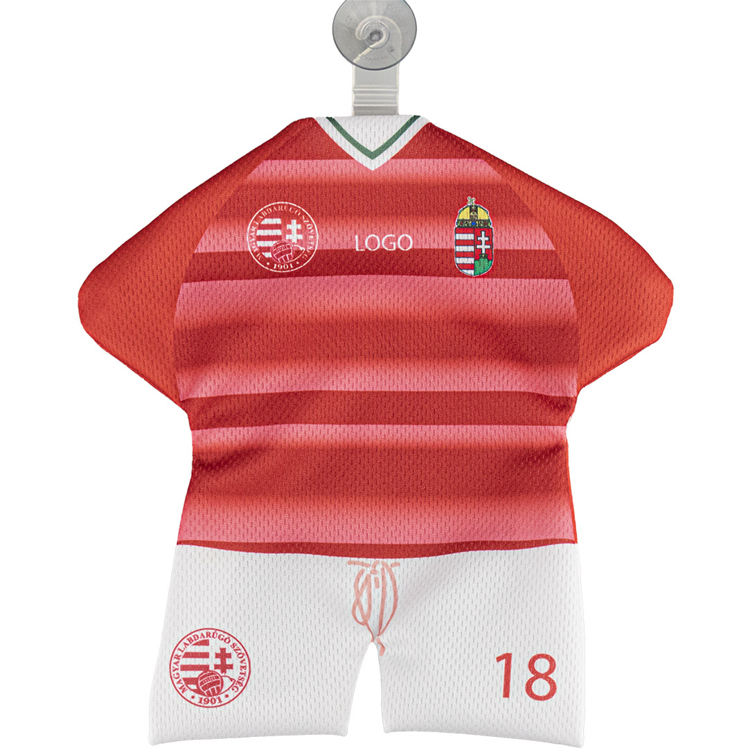 Popolnoma prilagodljiv dizajn z logotipi, imeni in številkami.