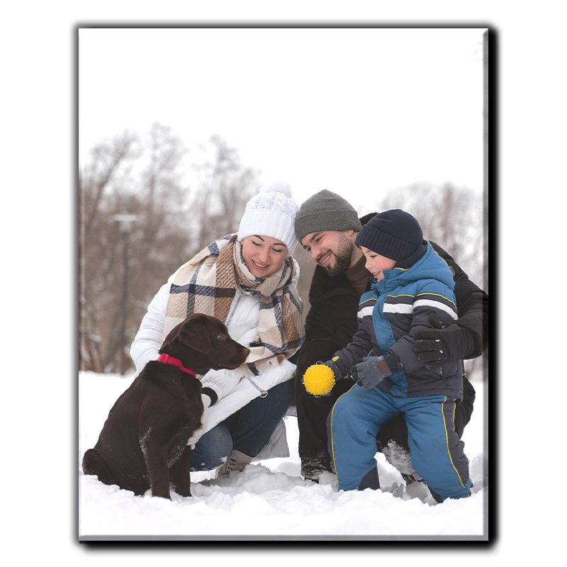 Ohranite najlepše družinske spomine na trajnem lesenem magnetu.