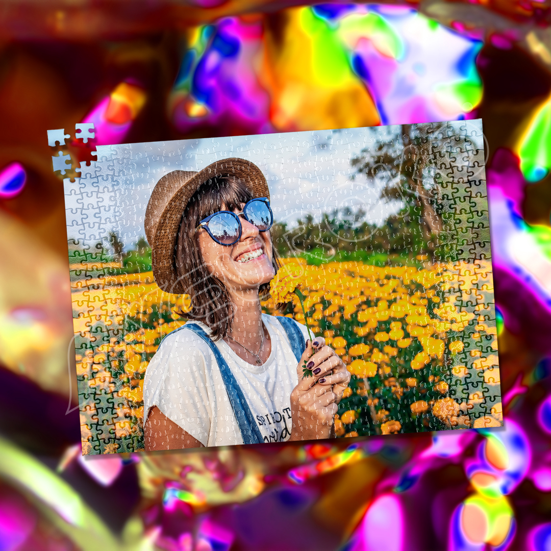 Spremenite svoje najlepše spomine v unikatno sestavljanko z živahnimi barvami.