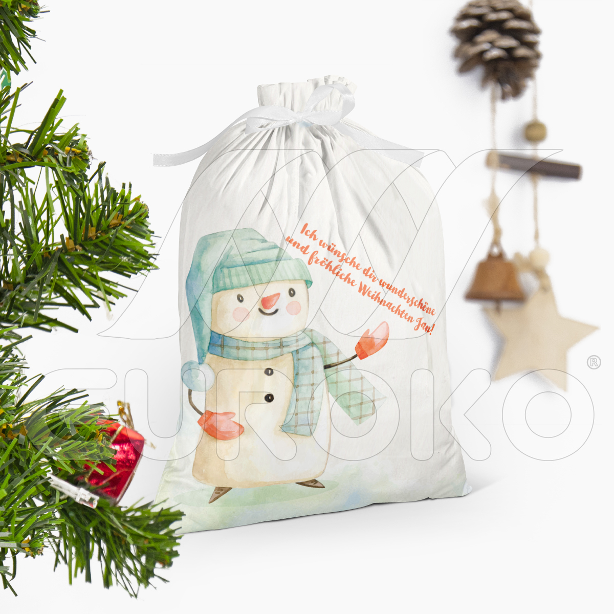 Popolna za praznična darila z osebnim sporočilom ali imenom.