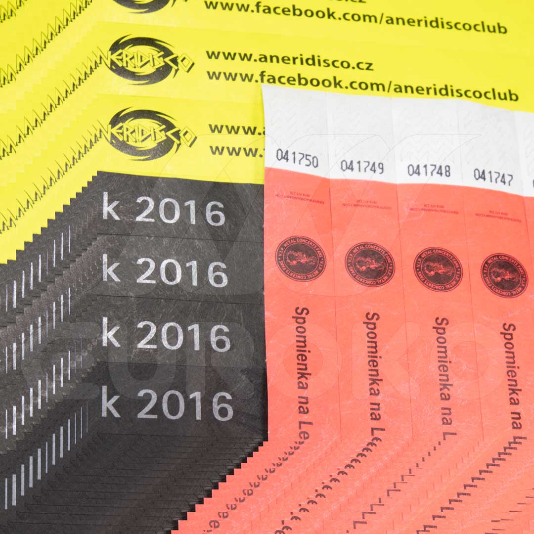 Serijsko številčenje zagotavlja popoln nadzor nad obiskovalci.