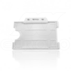 Belo trdo držalo za priponke 9x6 cm