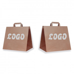 Egyedi szalagfüles papírtáska kicsi