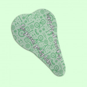 Potiskana prevleka za kolesarski sedež po meri