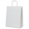 Bela papirnata darilna vrečka za vino