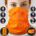 Večnamenska bandana ruta Neon oranžna
