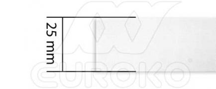 25mm rebrast - +0,080 € (+0,098 € Vklj. davek)