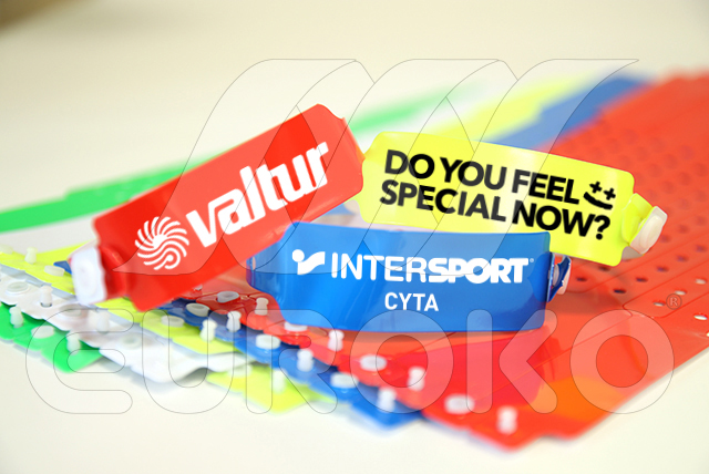 VINYL vstopne zapestnice Wide Face