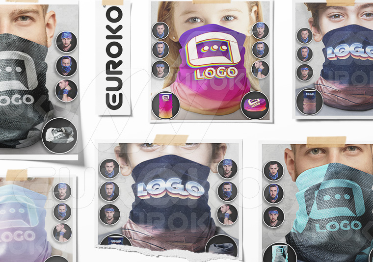 Personalised Tube Scarves Personalised Tube Scarves