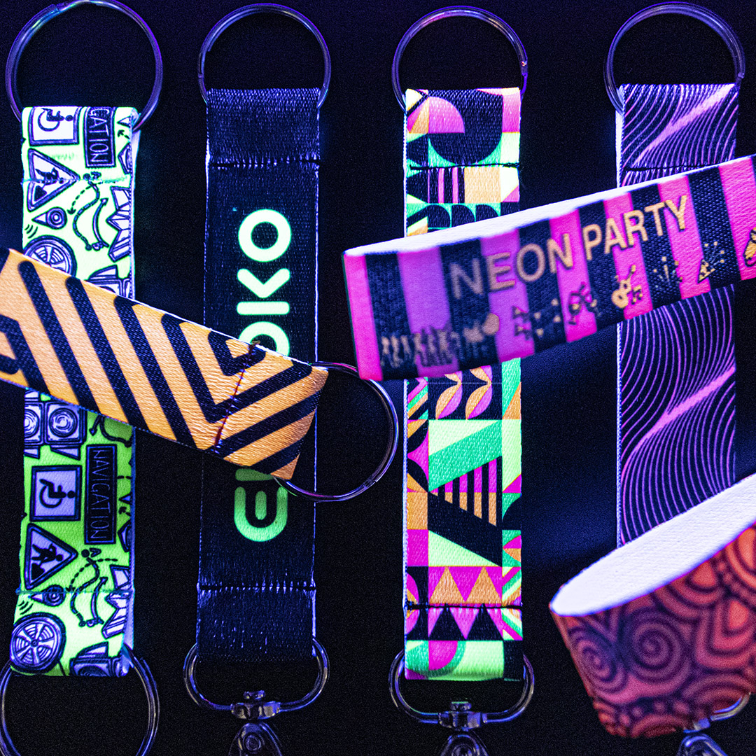 Neon Keyrings